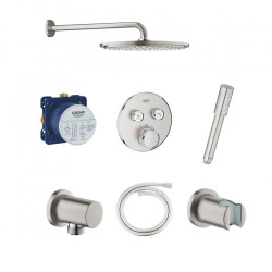 Grohe SmartControl O termostatinė potinkinė dušo sistema nerūdijančio plieno Grohe SmartControl O termostatinė potinkinė dušo sistema nerūdijančio plieno